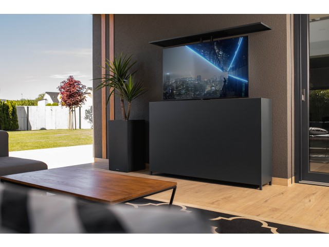 Zunanja omara za TV - alu pločevina - dekor antracit - RAL 7016