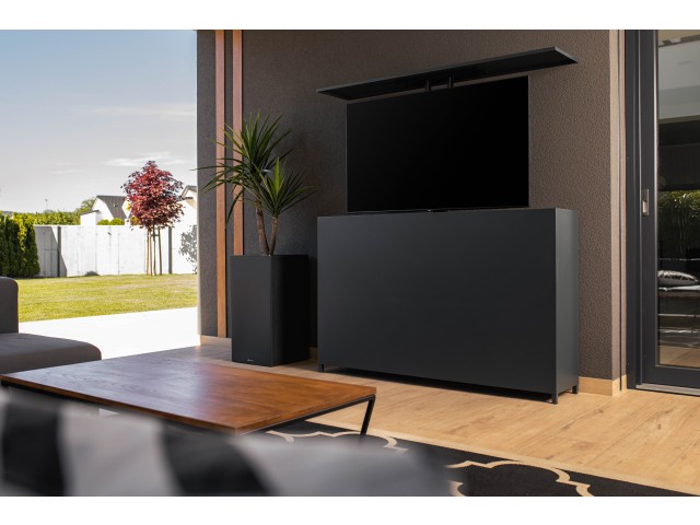 Zunanja omara za TV - alu pločevina - dekor antracit - RAL 7016