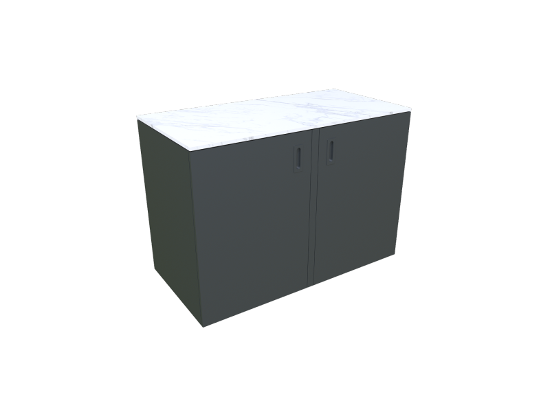 Corner or free-standing element, anthracite