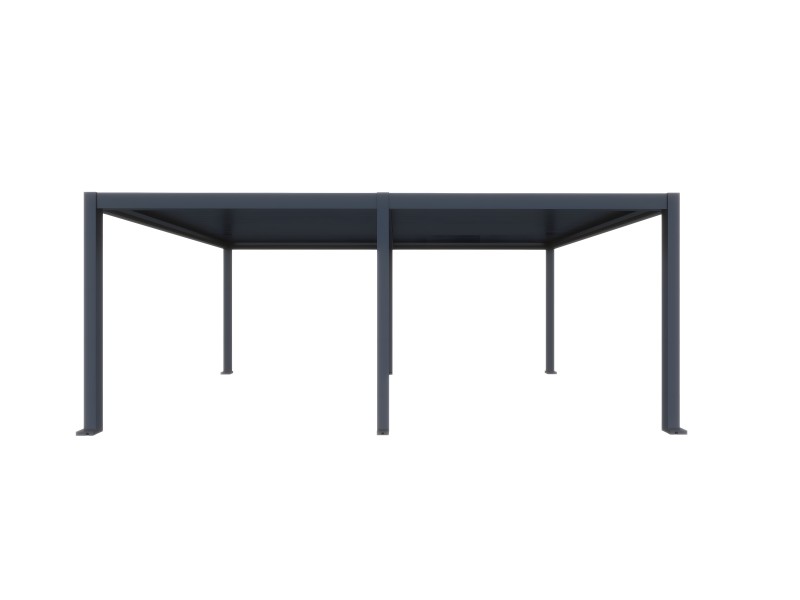 Bioclimatic pergola 5,6 m x 2.86 m; dark grey