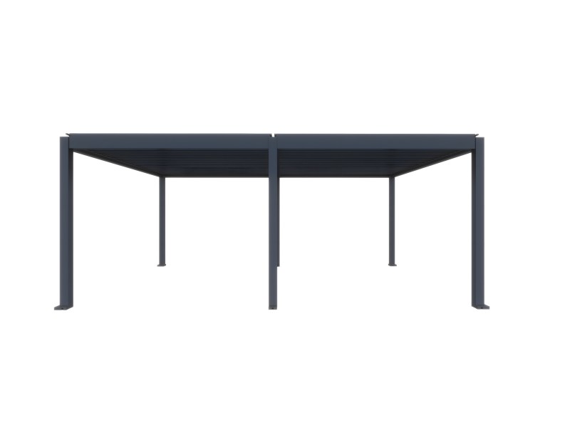Bioclimatic pergola 5,6 m x 2.86 m; dark grey
