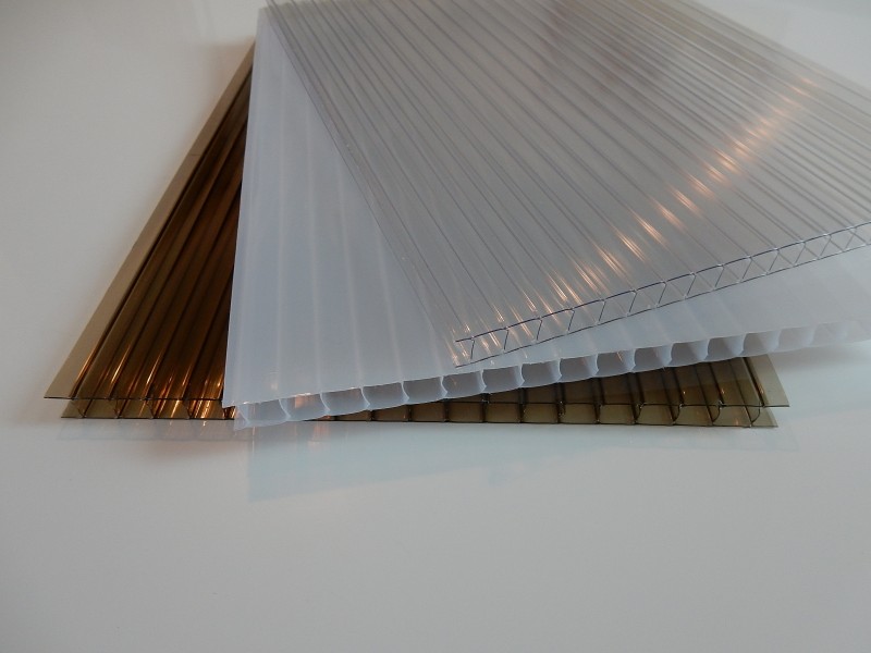 Polycarbonate multiwall sheets, 10 mm, BRONZE 