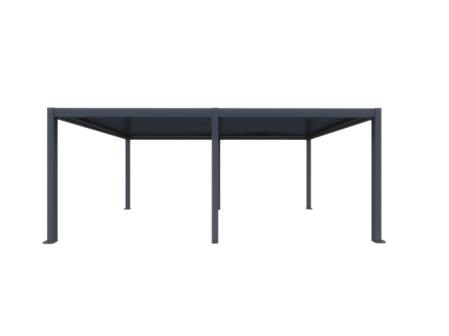 Bioclimatic pergola 5,6 m x 2.86 m; dark grey