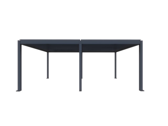 Bioclimatic pergola 5,6 m x 2.86 m; dark grey