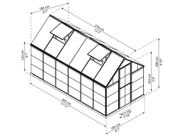 RASTLINJAK - HYBRID 6X12, ALU