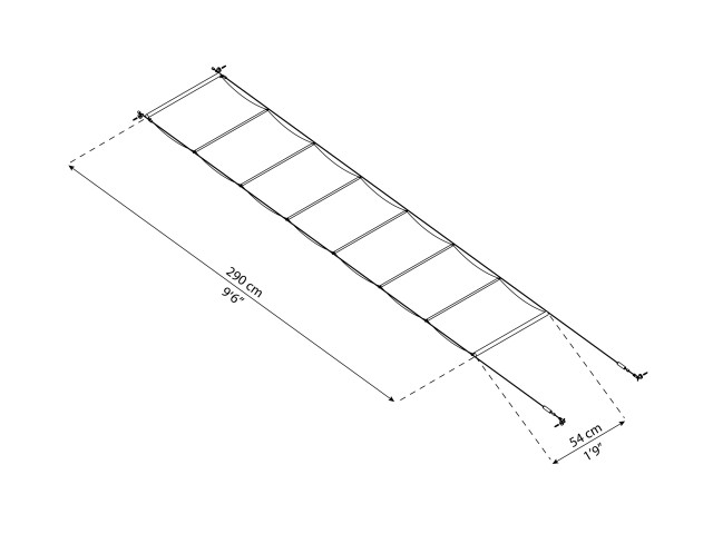 MARKIZA Bela 3x5,46m, za NADSTREŠEK ZA TERASO SIERRA