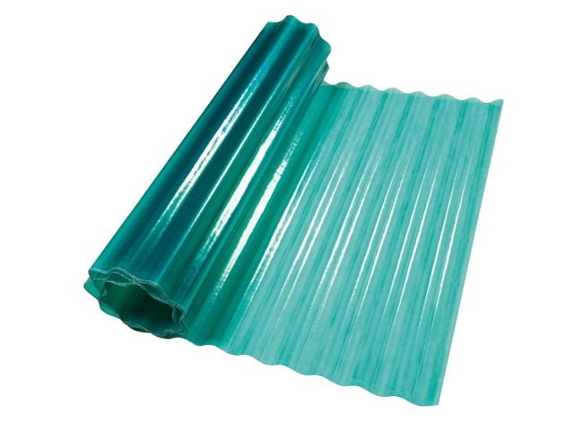 Polyester corrugated sheets