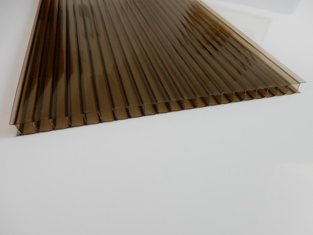 Polycarbonate multiwall sheets, 10 mm, BRONZE 