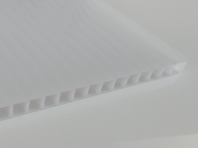 Polycarbonate multiwall sheets, 10 mm, WHITE OPAL