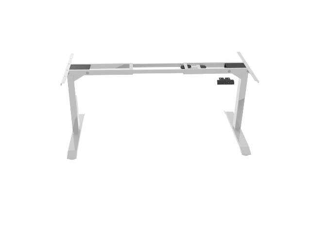 Lifting table base - white