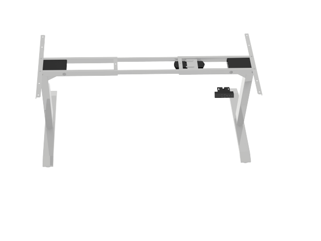 Lifting table base - white