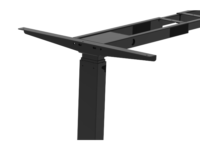 Lifting table L base - black