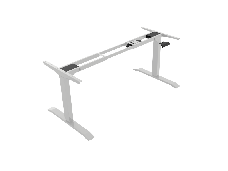 Lifting table base - white