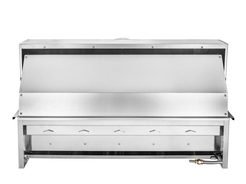  Built-in stainless steel grill with 5 burners