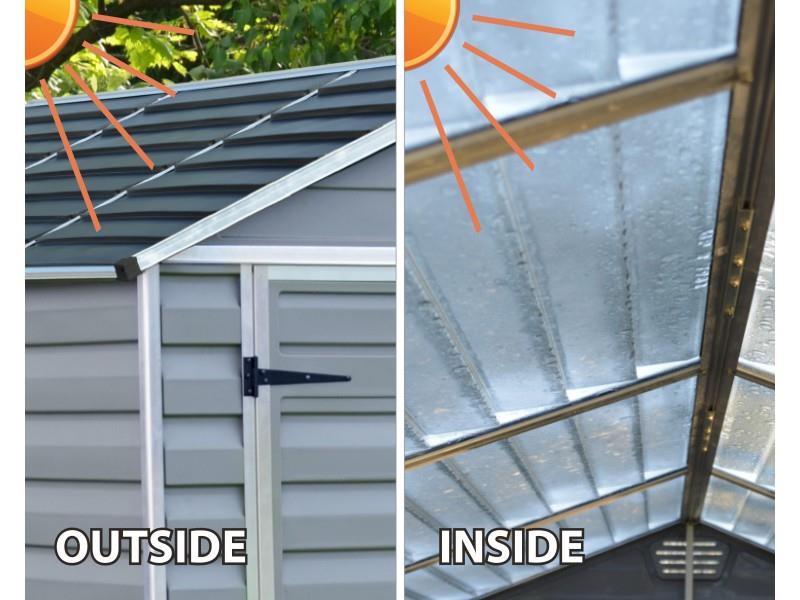 VRTNA  HIŠKA SKYLIGHT, Tip: 6x10, Barva: siva