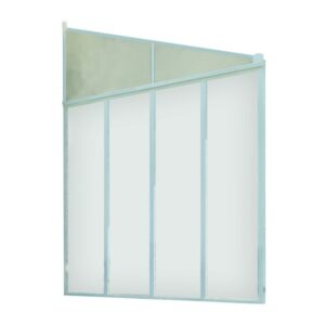 SIDE WALL, for series 3, white/transparent for SIERRA PATIO CANOPY