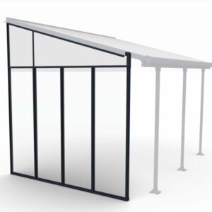 SIDE WALL, for series 3, grey/transparent, for TERRACE CANOPY SIRRA