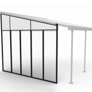 SIDE WALL, for series 4, grey/transparent for FERIA PATIO CANOPY