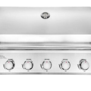 Ugradbeni roštilj od nehrđajućeg čelika s 5 plamenika