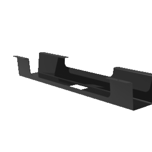 Pod mizno držalo za kable - črna barva